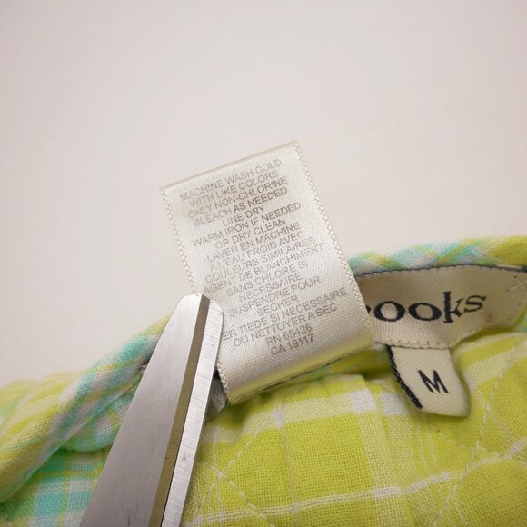 David Brooks size M Patchwork Quilted Jacket Colorful Reversible Button-up - Picture 13 of 13